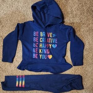 Aeropostale Kids Navy Set with Colorful Text